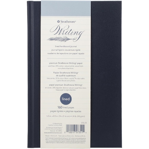 Picture of Strathmore 500 Series Writing Journal 14 x 21,6 cm | Σκληρόδετο Journal Γραφής με Βαμβακερό Χαρτί 90gsm με Γραμμές, 80 Φύλλα