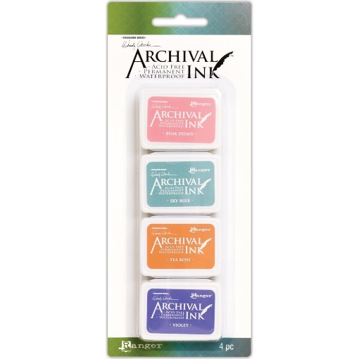 Picture of Ranger Wendy Vecchi Archival Mini Ink Pads –  Αδιάβροχα Μελάνια Σφραγίδων Kit 3