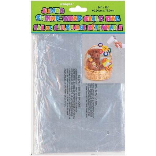 Picture of Jumbo Shrink Wrap Cello Bag 24"X30"