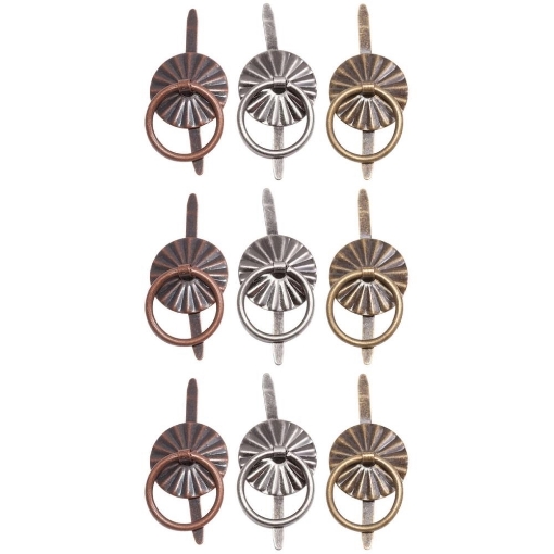 Picture of Tim Holtz Idea-Ology Ring Fasteners - Διπλόκαρφα