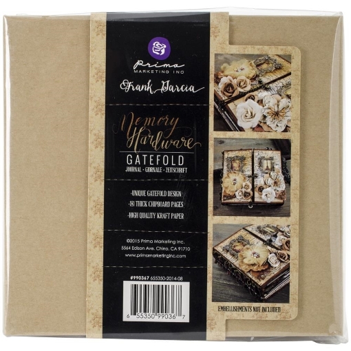 Picture of Prima Memory Hardware Mini Album - Kraft Gatefold