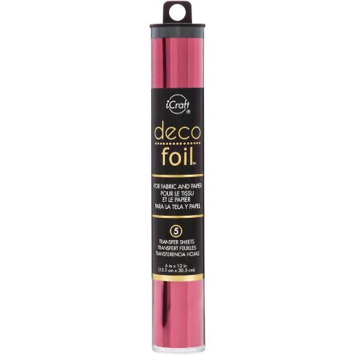Picture of Therm-O-Web Deco Foil Reactive Foil Χρυσοτυπίας για Χαρτί & Ύφασμα - Wild Cherry, 5τεμ.