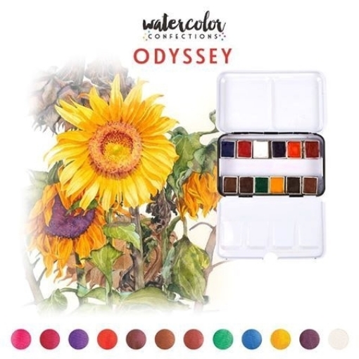 Picture of Art Philosophy Watercolor Confections - Odyssey – Παλέτα Χρωμάτων Ακουαρέλας 12 Αποχρώσεων