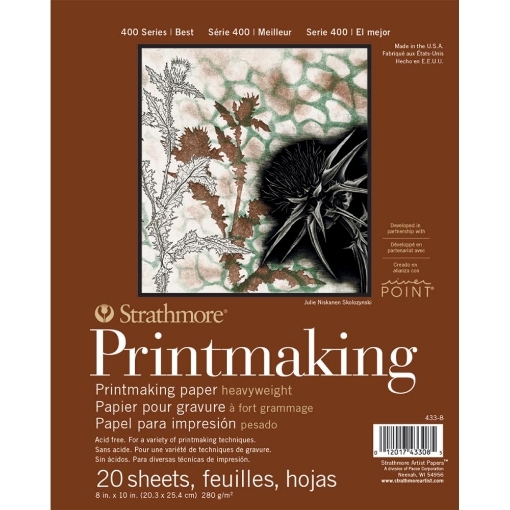 Picture of Strathmore 400 Series Printmaking Pad 20 x 25 cm | Μπλοκ για Τεχνικές Χαρακτικής 280gsm, 20 Φύλλα