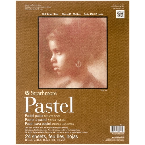 Picture of Strathmore Series 400 Pastel Paper Pad 28 x36 cm - Μπλοκ για Παστέλ και Χρωματιστό Μολύβι, 24 φύλλα, 118gsm