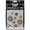 Picture of Finnabair Mechanicals Metal Embellishments – Vintage Snowflakes – Μεταλλικά Διακοσμητικά Νιφάδες Χιονιού Παλαίωσης, 16τεμ.