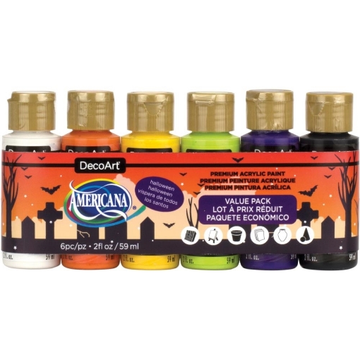 Picture of DecoArt Σετ Ακρυλικά Χρώματα Americana Value Pack 6 Χρώματα - Halloween