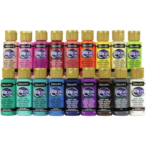 Picture of 🎨 DecoArt Americana Acrylics Value Pack Ακρυλικά Χρώματα 18×59ml (2oz) – Popular Picks