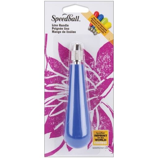 Picture of Speedball Lino Handle - Λαβή για Λεπίδες Χαρακτικής - Μπλε