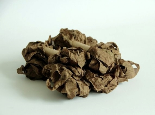 Picture of Shabby Crinkled Seam Binding Ribbon -  Τσαλακωμένη Κορδέλα Olive