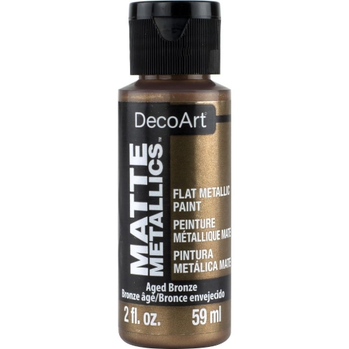 Picture of DecoArt Acrylic Matte Metallics Μεταλλικό Ακρυλικό Χρώμα Ματ Φινίρισμα - Aged Bronze 