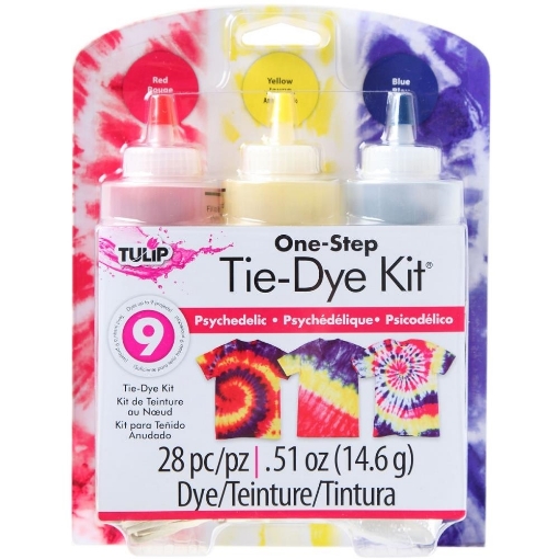 Picture of Tulip One-Step Tie Dye Kit - Psychedelic (28 Τεμ / 9 Projects)