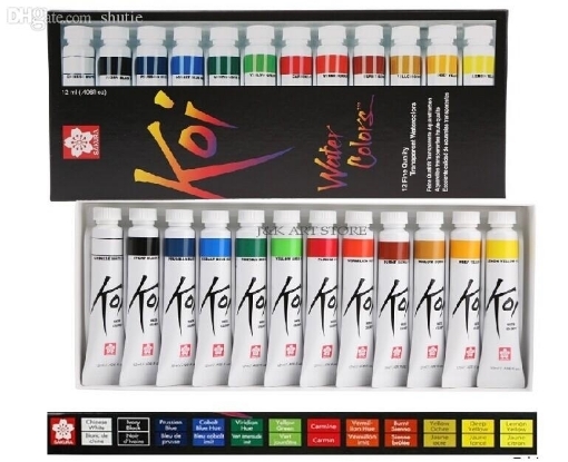 Picture of Sakura Koi Watercolors – Σετ Ακουαρέλας σε Σωληνάρια, 12 Χρώματα (12ml)