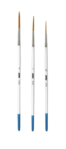 Picture of AMI Σετ Πινέλων Ζωγραφικής Liner/Rigger  - Gold Tacklon 3τμχ