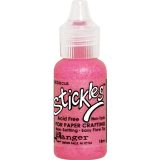 Picture of Ranger Stickles Glitter Gel | Διαστατικό Gel με Τροπική Ροζ-Κοραλλί Λάμψη – Hibiscus, 18ml