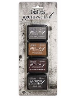 Picture of Tim Holtz Distress Archival Mini Ink Pads – Αδιάβροχα Μελάνια Σφραγίδων Kit 3