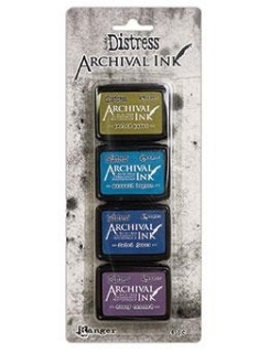 Picture of Tim Holtz Distress Archival Mini Ink Pads – Αδιάβροχα Μελάνια Σφραγίδων Kit 2