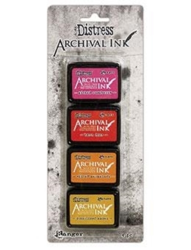 Picture of Tim Holtz Distress Archival Mini Ink Pads – Αδιάβροχα Μελάνια Σφραγίδων Kit 1