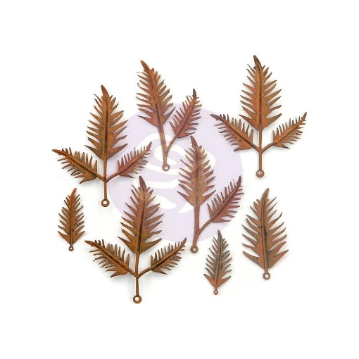 Picture of Finnabair Mechanicals Metal Embellishments – Woodland Ferns – Μεταλλικά Διακοσμητικά Φτέρες Παλαίωσης, 8τεμ.