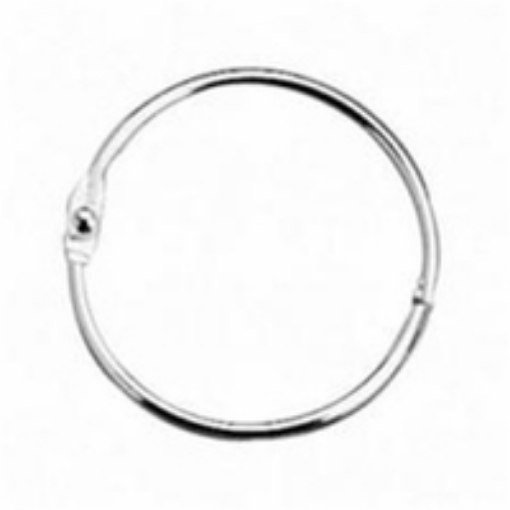 Picture of Clear Scraps Bookbinding Ring 1.50" | Κρίκος Βιβλιοδεσίας Νίκελ 3,81 cm