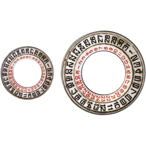Picture of Tim Holtz Idea-Ology Metal Date Dials - Μεταλλικοί Δίσκοι Ρολογιού