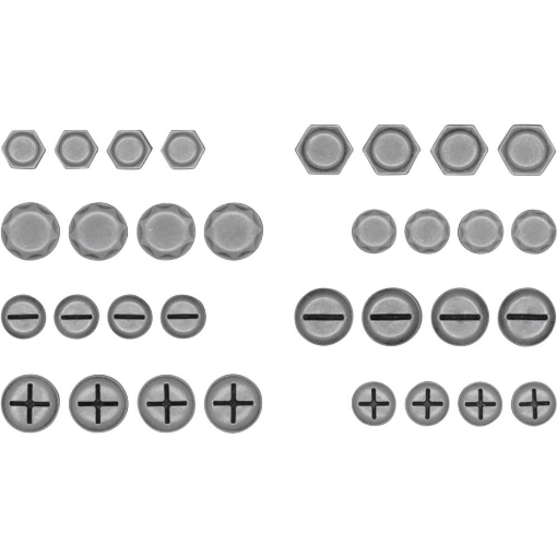 Picture of Tim Holtz Idea-Ology Metal Hardware Heads - Flatback