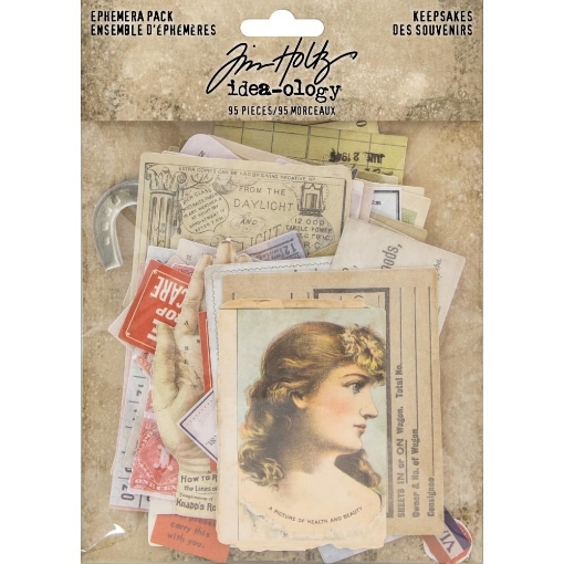 Picture of Tim Holtz Idea-ology Ephemera Pack Διακοσμητικά Εφήμερα - Keepsakes, 95τεμ.
