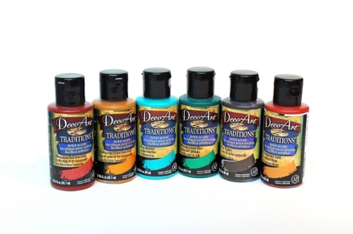 Picture of Σετ με Ακρυλικά Χρώματα DecoArt Traditions Value Pack 6/Pkg