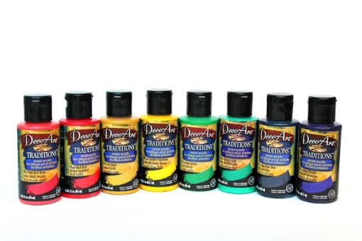 Picture of Σετ με Ακρυλικά Χρώματα DecoArt Traditions Value Pack 7/Pkg - Set 1