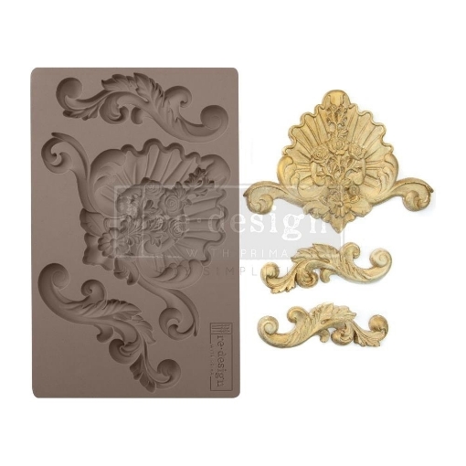 Picture of Prima Re-Design Decor Moulds – Καλούπι Σιλικόνης 5'' x 8'' – English Garden