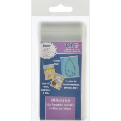 Picture of Darice Self-Sealing Bags - 2.125"X3.125" Clear