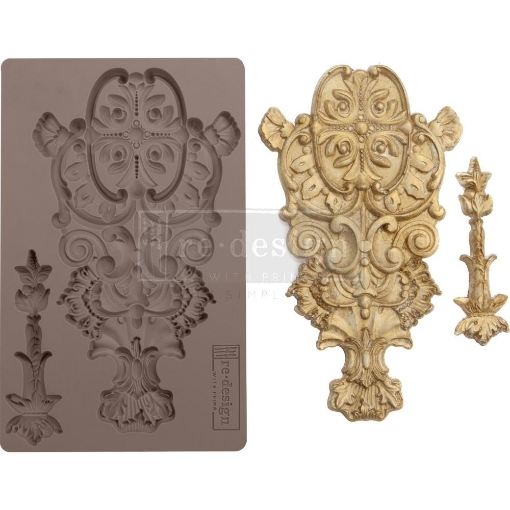 Picture of Prima Re-Design Decor Moulds – Καλούπι Σιλικόνης 5'' x 8'' – Golden Emblem