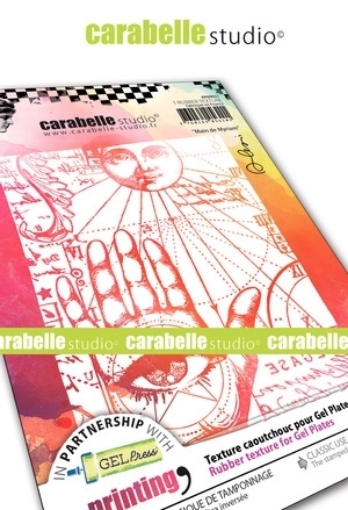 Picture of Carabelle Studio Unmounted Art Printing Stamp Σφραγίδα Μονοτυπίας Rubber A6 - Main de Myriam