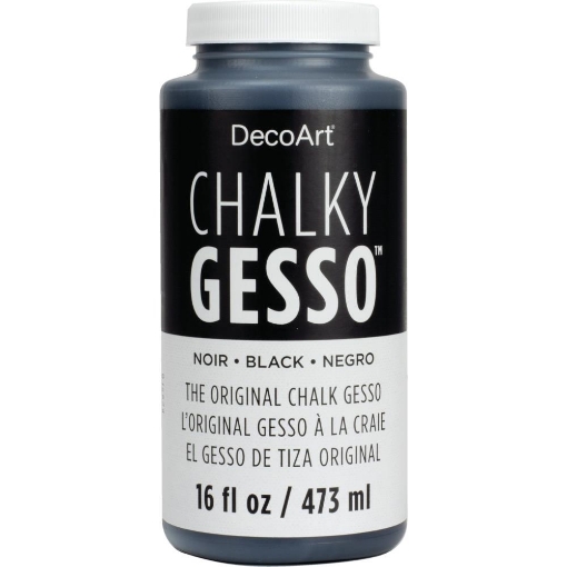 Picture of DecoArt Chalky Gesso 16oz – Αστάρι Ultra-Matte Μαύρο