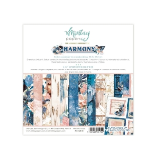Picture of Mintay Papers Paper Pad | Μπλοκ Scrapbooking Διπλής Όψης, Harmony 6"x6"