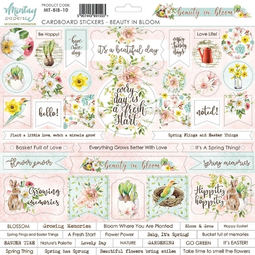 Picture of Mintay Papers Chipboard Αυτοκόλλητα - Beauty in Bloom 