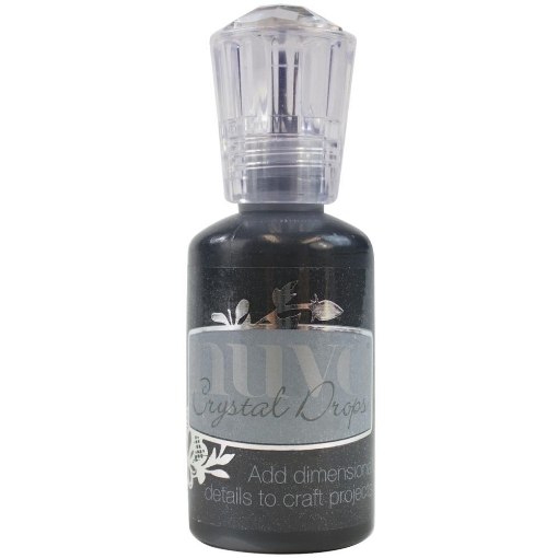 Picture of Nuvo Crystal Drops Gloss 3D Χρώμα για Λεπτομέρεια - Ebony Black