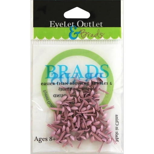 Picture of Διπλoκαρφα Brads 4mm - Pastel Pink