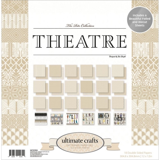 Picture of Ultimate Crafts Μπλοκ Scrapbooking Διπλής Όψης 12"X12" - The Ritz Evening Theater