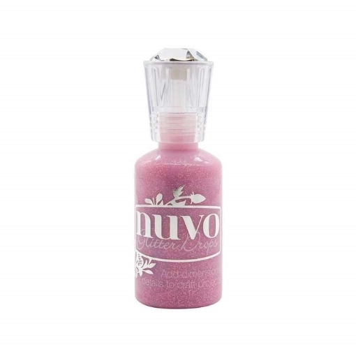 Picture of Nuvo Glitter Drops 3D - Χρώμα για Λεπτομέρεια, Enchanting Pink
