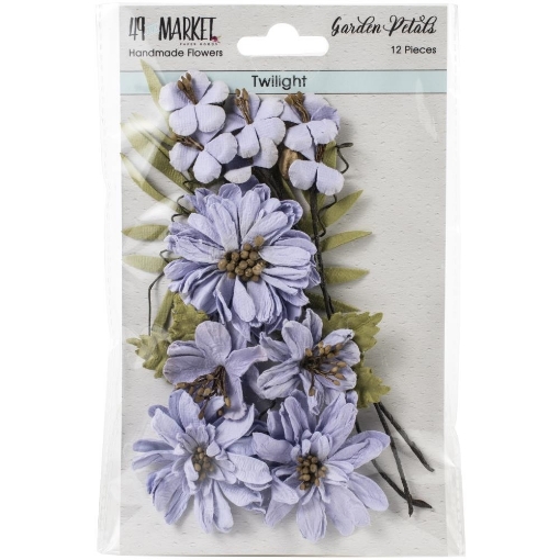 Picture of 49 And Market Χάρτινα Λουλούδια Garden Petals - Twilight