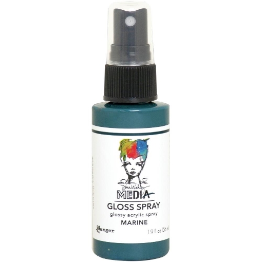 Picture of Dina Wakley Media Gloss Sprays Ακρυλικό Χρώμα σε Σπρέι, Φινίρισμα Γκλος - Marine