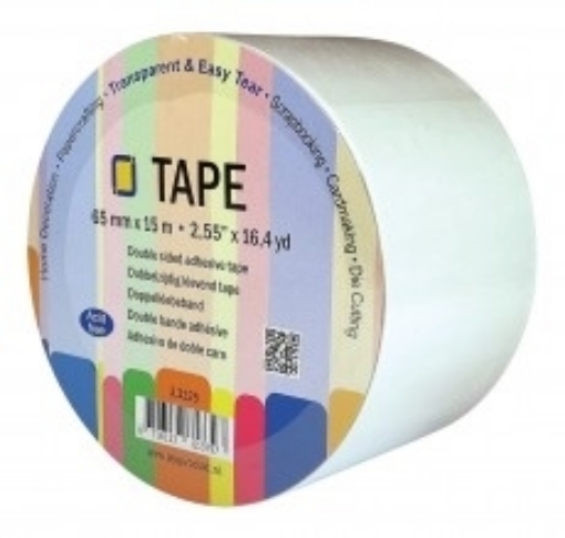 Picture of JeJe Double Sided Tape 65mm - Ταινία Διπλής Όψης, 15m