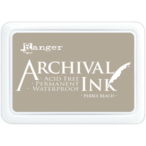 Picture of Ranger Archival Ink Pad Pebble Beach – Αδιάβροχο Γκρι Μελάνι Σφραγίδας