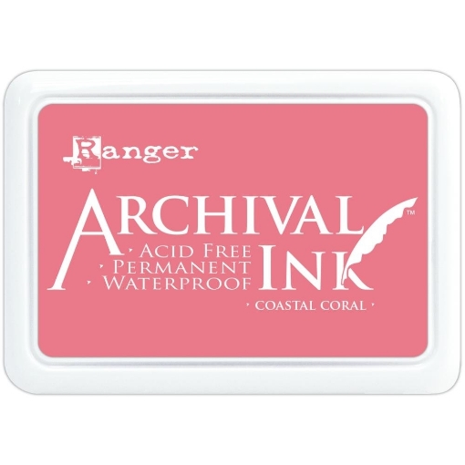 Picture of Ranger Archival Ink Pad Coastal Coral – Αδιάβροχο Κοραλλί Μελάνι Σφραγίδας