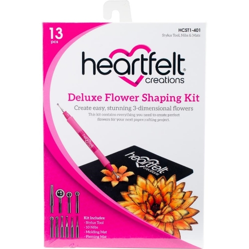 Picture of Heartfelt Creations Deluxe Flower Shaping Kit - Σετ Εργαλείων Διαμόρφωσης Paper Sculpting (12τμχ) 