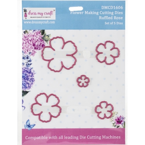 Picture of Dress My Craft Flower Making Dies - Ruffled Rose