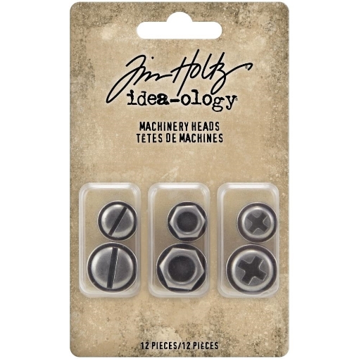 Picture of Tim Holtz Idea-Ology - Μεταλλικά Διακοσμητικά Στοιχεία, Machinery Heads