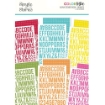 Picture of Simple Stories Color Vibe Alpha Sticker Book - Brights