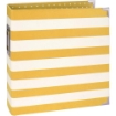 Picture of Simple Stories Sn@p! Striped Designer Binder 6"X8" - Yellow Stripe